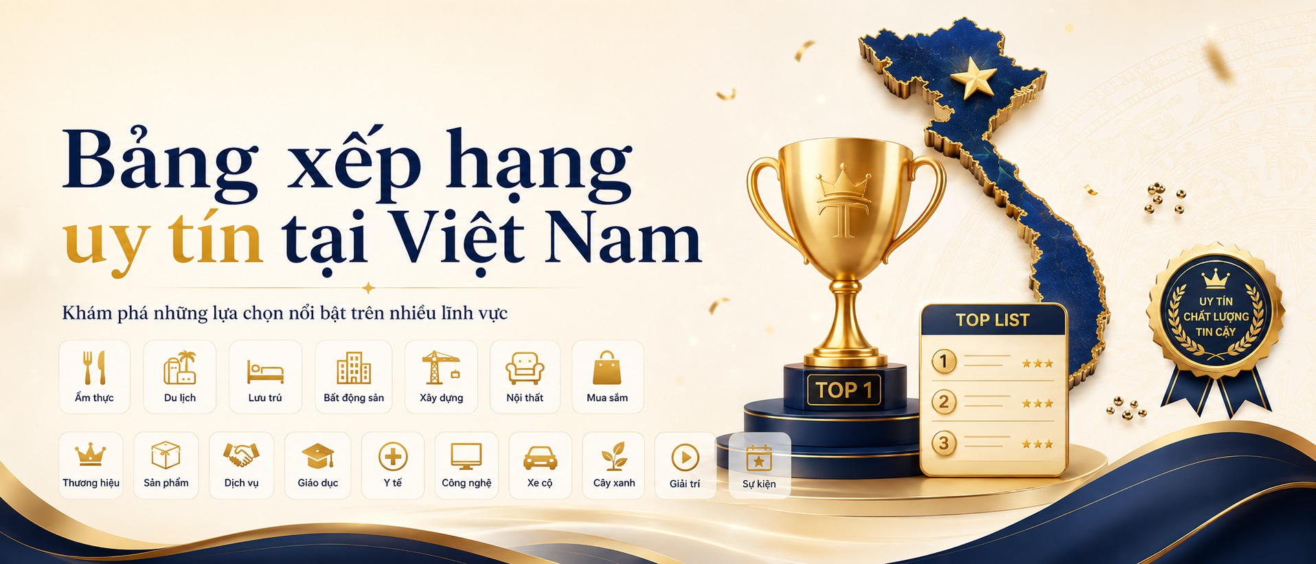 Bảng xếp hạng uy tín tại Việt Nam